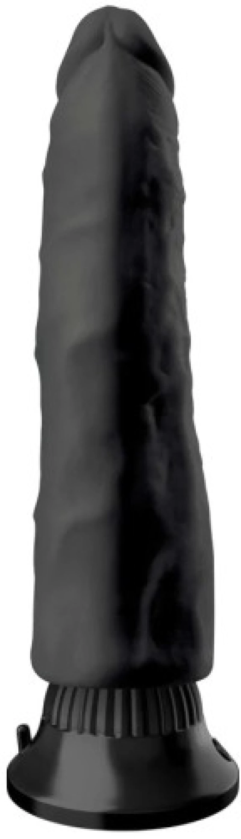 TOYBOY BARAK Realistic suctioned dildo Vibrator BLACK 22.5 X 4.3