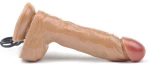 Multi-Speed Realistic Dildo Vibrator Brown