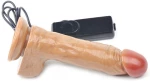 Multi-Speed Realistic Dildo Vibrator Brown