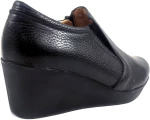 ΓΥΝΑΙΚΕΙΑ ΔΕΡΜΑΤΙΝΑ SLIP ON ΜΑΥΡΑ 6142-123-2512 - Μαύρο