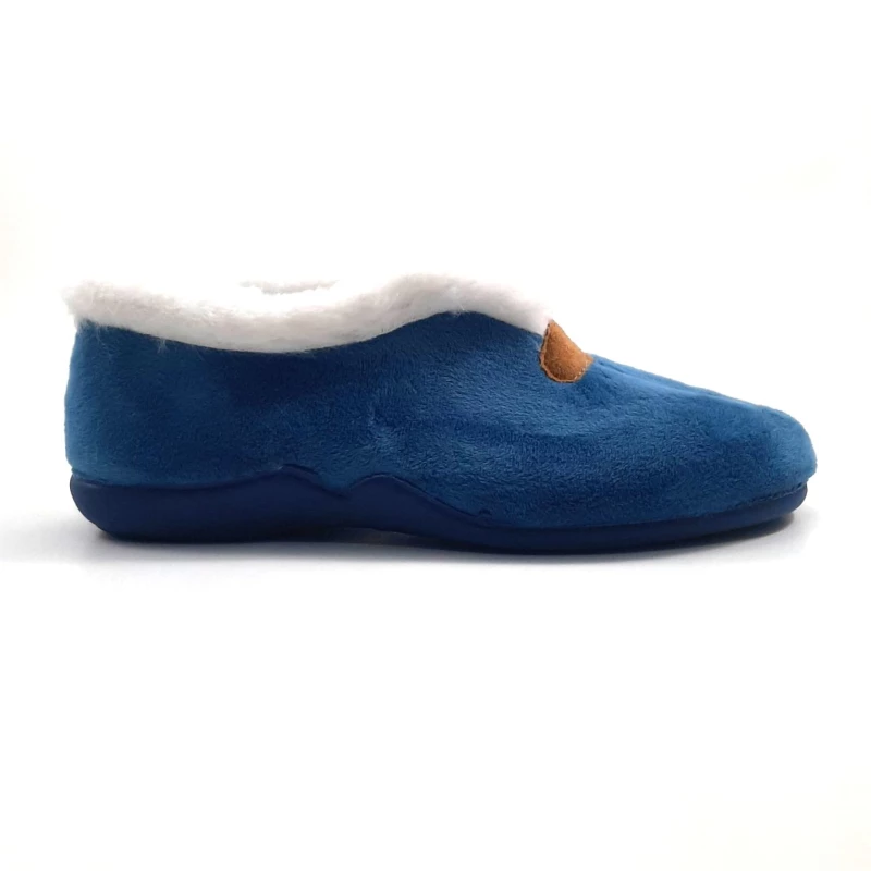 ΓΥΝΑΙΚΕΙΑ ΠΑΝΤΟΦΛΑ SLIP ON ΜΠΛΕ D33 BLUE - Μπλε