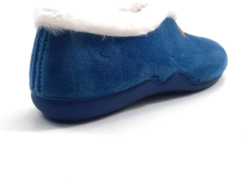 ΓΥΝΑΙΚΕΙΑ ΠΑΝΤΟΦΛΑ SLIP ON ΜΠΛΕ D33 BLUE - Μπλε
