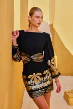 Φόρεμα Μίνι Μαύρο Lace