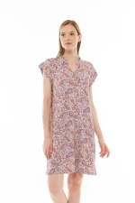Γυναικείο Νυχτικό Pink Label - Εμπριμέ Print - Αμάνικο