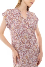 Γυναικείο Νυχτικό Pink Label - Εμπριμέ Print - Αμάνικο