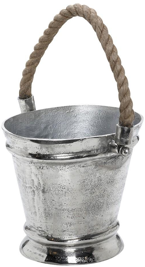 Espiel Σαμπανιέρα αλουμινίου με σχοινί  26x20x22cm FLA204