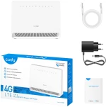 CUDY LT700V 4G LTE Cat 6 AC1200 Gigabit Wi-Fi Router with Voice
