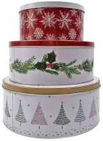 ΚΟΥΤΙΑ ΜΕΤΑΛΛΙΚΑ XMAS ΣΤΡΟΓΓΥΛΑ