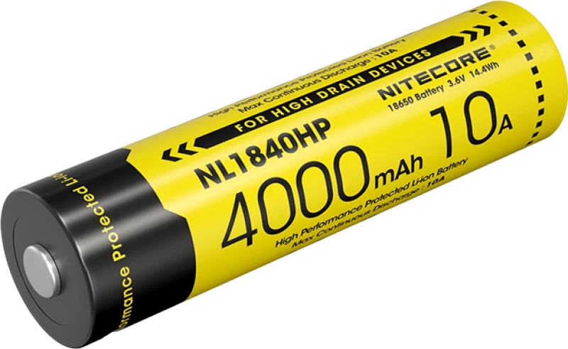 ΜΠΑΤΑΡΙΑ NITECORE 18650 / 4000mAh (τιμή τεμαχίου), NL1840HP