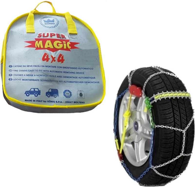 Αλυσίδες Χιονιού Konig Super Magic 4x4 No210 16mm 2 Τεμάχια (CAR0004654)