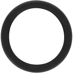 Κάλυμμα Tιμονιού ''Black Silicone'' Μαύρο OneSize Universal 34-50cm (CAR0028132)
