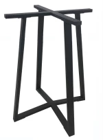 BISTRO ΜΕΣΑΙΟΥ ΥΨΟΥΣ 60X60X93εκ. ΒΑΣΗ ΜΕΤΑΛΛΙΚΗ ΜΕ ΡΕΓ/ΡΟΥΣ