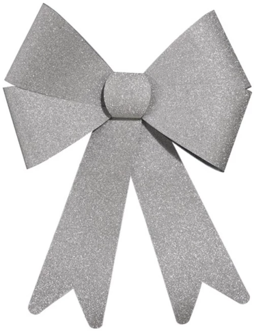 Φιόγκος ασημί 30x19