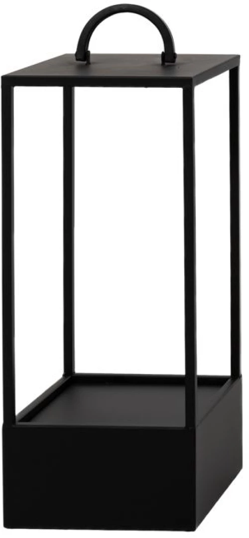 ΜΕΤΑΛΛΙΚΟ ΜΑΥΡΟ ΦΑΝΑΡΙ ΔΑΠΕΔΟΥ 25x25x66EK