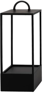 ΜΕΤΑΛΛΙΚΟ ΜΑΥΡΟ ΦΑΝΑΡΙ ΔΑΠΕΔΟΥ 25x25x66EK