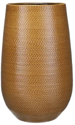 Βάζο κεραμικό GABRIEL ώχρα 21x35