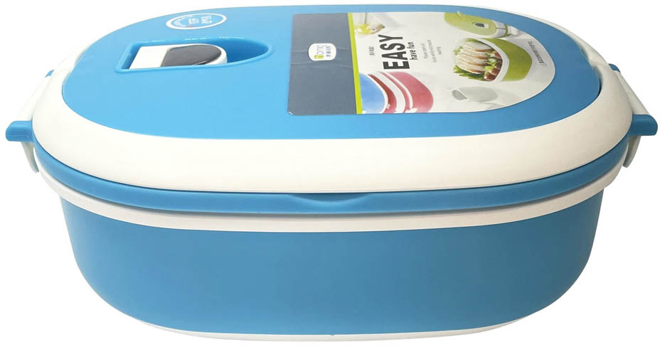 ΦΑΓΗΤΟΔΟΧΕΙΟ ΠΛΑΣΤΙΚΟ ΜΕ ΚΑΠΑΚΙ ΑΣΦΑΛΕΙΑΣ ΜΠΛΕ 1,05lt ANKOR - Ankor 818792