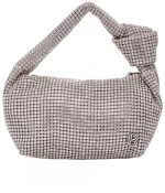 Τσάντα φάκελος clutch -21950 - Ασημί