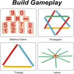 Μοντεσσόρι Εκπαιδευτικό Παιχνίδι Camelize Montessori Mathematical Wood Toy