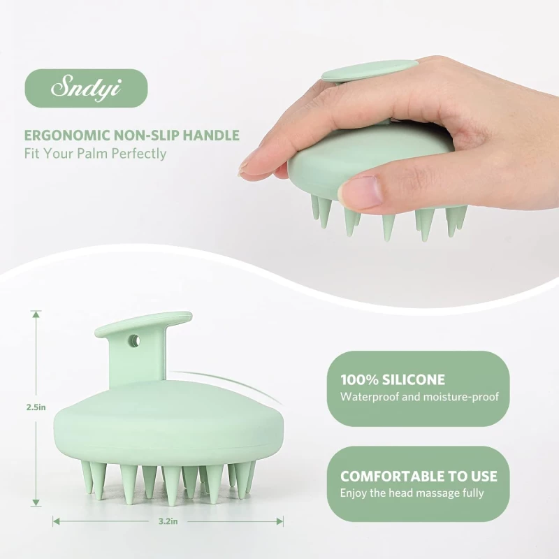 Βούρτσα Μασάζ για το Κεφάλι Sndyi Silicone Scalp Massage Brush