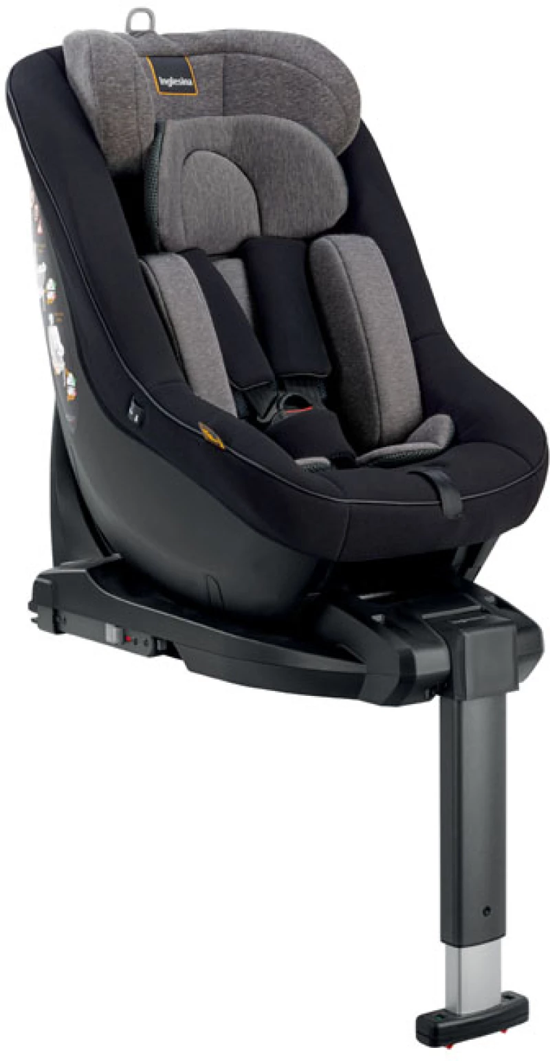 Inglesina Κάθισμα Αυτοκινήτου Darwin Next Stage i-Size 40 έως 105cm Vulcan Black AV78Q0VLB