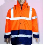 Μπουφάν παρκά  υψηλής ευκρίνειας YELLOW/NAVY