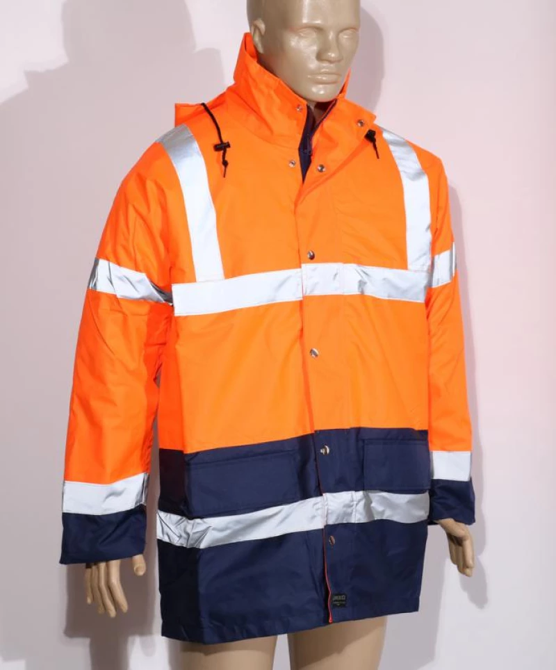 Μπουφάν παρκά  υψηλής ευκρίνειας YELLOW/NAVY