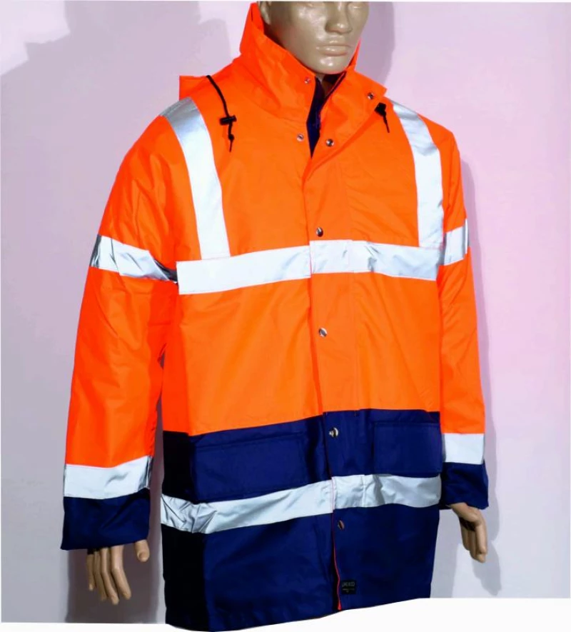Μπουφάν παρκά  υψηλής ευκρίνειας YELLOW/NAVY