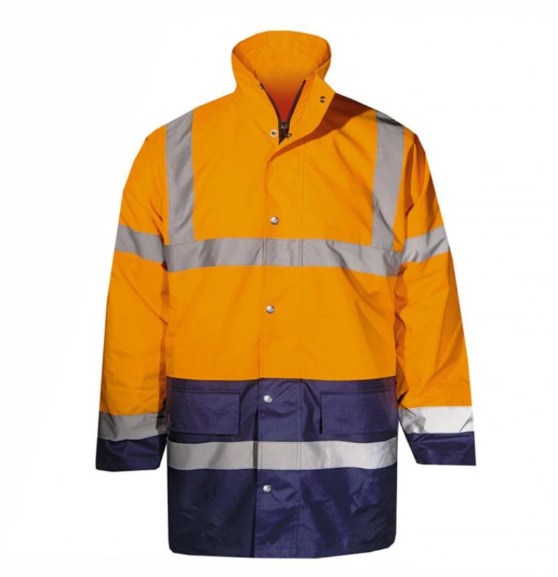 Μπουφάν παρκά  υψηλής ευκρίνειας YELLOW/NAVY