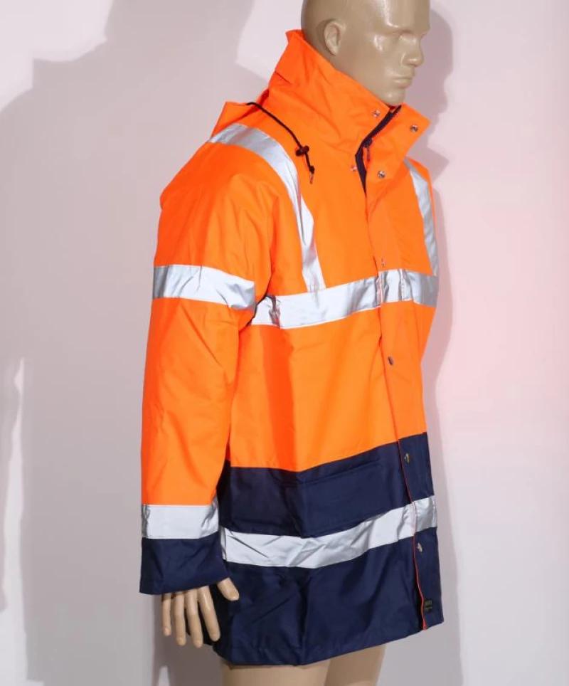 Μπουφάν παρκά  υψηλής ευκρίνειας YELLOW/NAVY