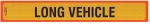 Αντανακλαστική Πινακίδα Αλουμινίου Long Vehicle 125 x 20cm Π.3M.102 1 Τεμάχιο