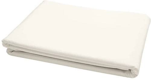 Σεντόνι Cotton Feelings φλατ 100 White Μονό (165x270)