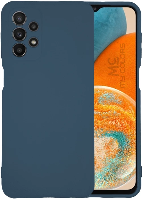 Θήκη Σιλικόνης My Colors Sonique Samsung Galaxy A23 5G / Galaxy A23 4G Μπλε Σκούρο - Sonique - Μπλε Σκούρο - Galaxy A23 4G, Galaxy A23 5G