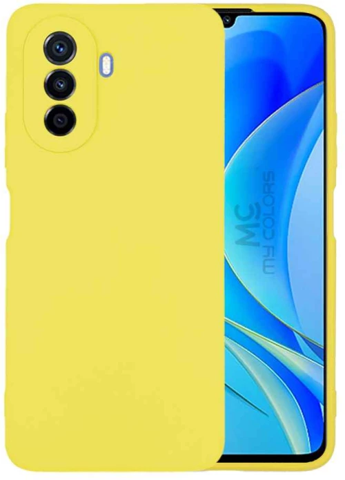 Θήκη Σιλικόνης My Colors Sonique Huawei Nova Y70 Κίτρινο - Sonique - Κίτρινο - Nova Y70