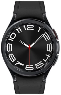 Samsung Galaxy Watch6 Classic LTE Stainless Steel 43mm Αδιάβροχο με Παλμογράφο (Μαύρο) (SM-R955FZKAEUE)