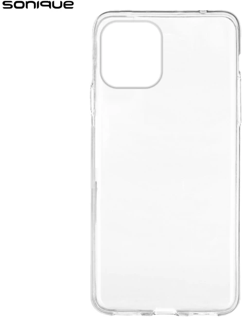 Θήκη Σιλικόνης Sonique Crystal Clear Apple (Big Hole) iPhone 12 Pro Max Διάφανο - Sonique - Διάφανο - iPhone 12 Pro Max - Θήκες Πλάτης