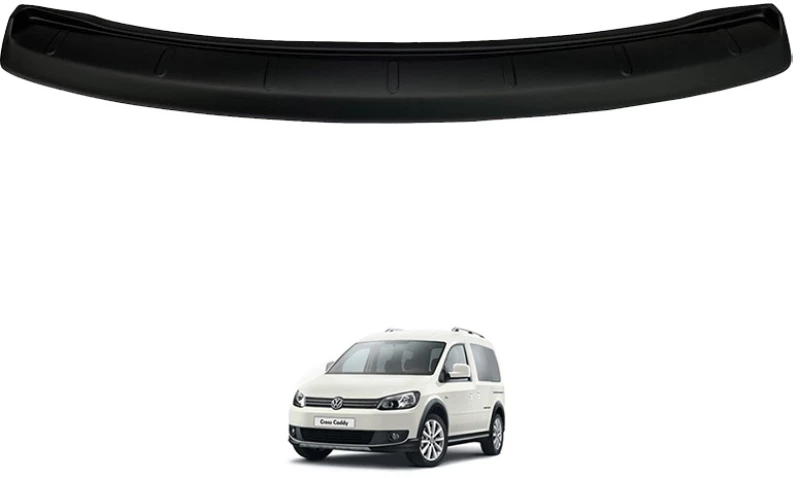 Προστατευτικό Πίσω Προφυλακτήρα Για VW Caddy 2003-2015 Από Abs Πλαστικό Μαύρο