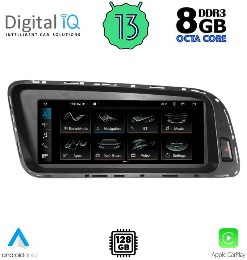 DIGITAL IQ TOP 18929_CPA (8.8inc) MULTIMEDIA OEM AUDI Q5 mod. 2008-2018