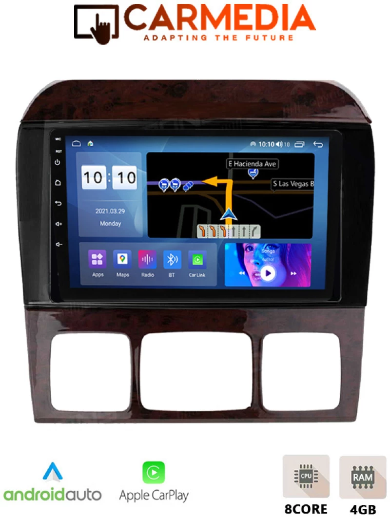 CARMEDIA CM409-13 TABLET 9'' OEM MERCEDES S (W220) 1998-2005