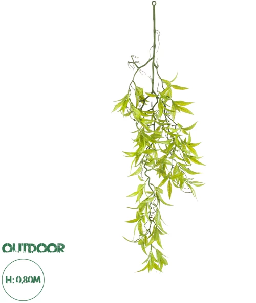 GloboStar® Artificial Garden SALIX MATSUDANA HANGING BRANCH 20411 Τεχνητό Διακοσμητικό Κρεμαστό Φυτό Ιτέα Υ80cm