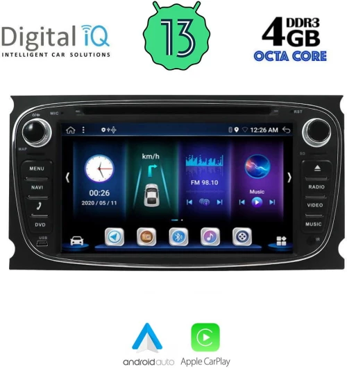 DIGITAL IQ BXE 603_CPA (7" DVD) MULTIMEDIA OEM FORD mod. 2007-2011