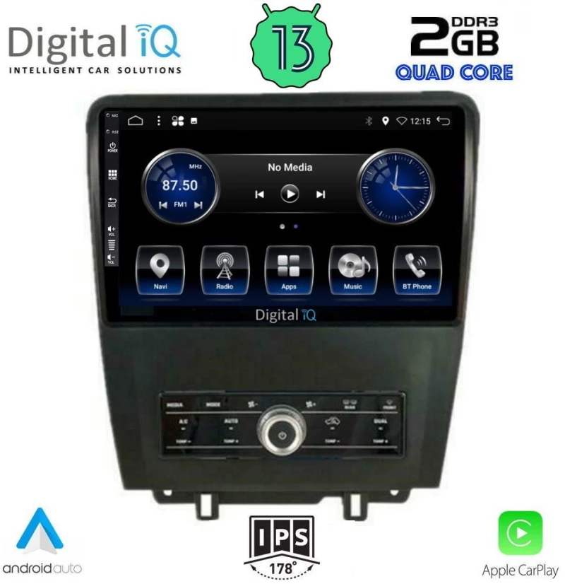DIGITAL IQ BXH 3165_CPA (9inc) MULTIMEDIA TABLET OEM FORD MUSTANG mod. 2010-2015