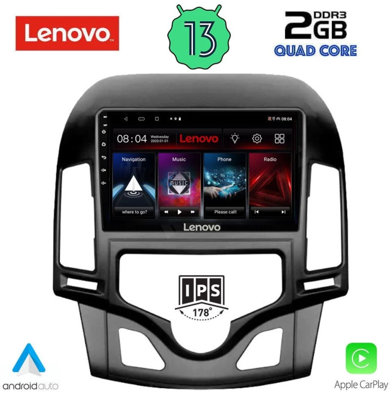 LENOVO LVD 4231_CPA CLIMA (9inc) MULTIMEDIA TABLET OEM HYUNDAI i30 mod. 2007-2012