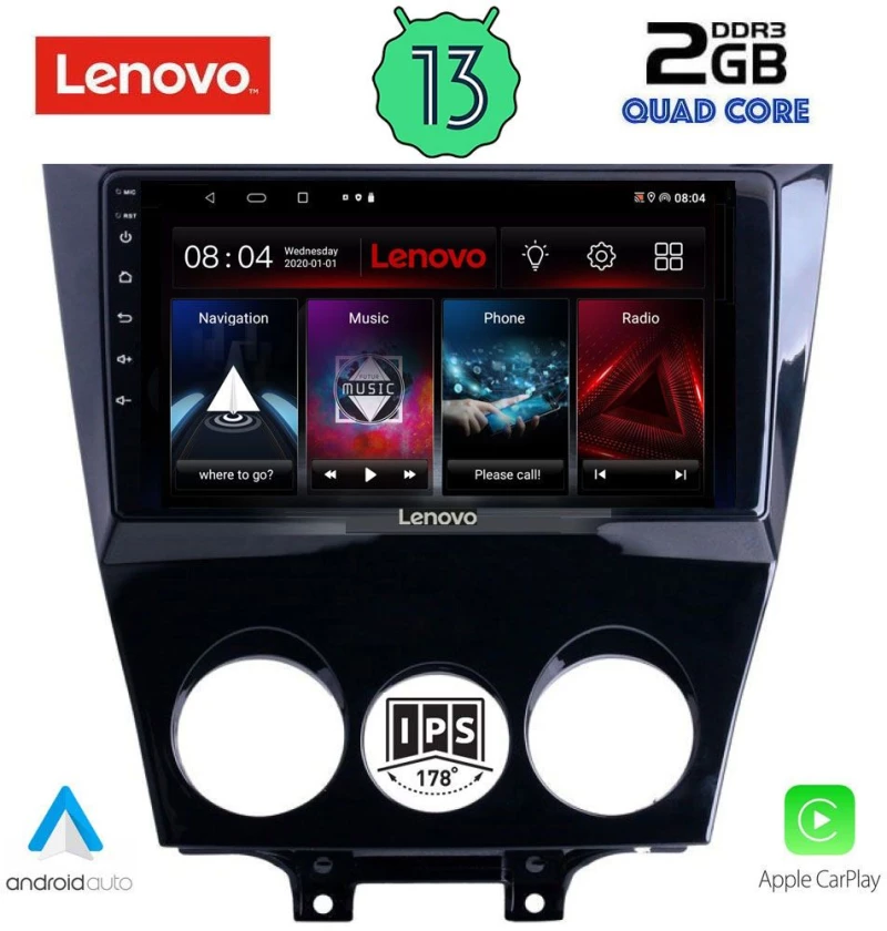 LENOVO LVD 4395_CPA (9inc) MULTIMEDIA TABLET OEM MAZDA RX8 mod. 2008>