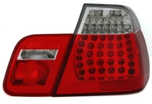 Πίσω φανάρια led για BMW E46 sedan (1998-2001) - chrome - σετ 2τμχ.