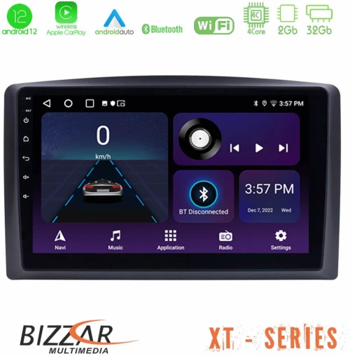 Bizzar XT Series Mercedes Vito 2015-2021 4Core Android12 2+32GB Navigation Multimedia Tablet 10"