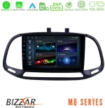 Bizzar M8 Series Fiat Doblo 2015-2022 8core Android13 4+32GB Navigation Multimedia Tablet 9"