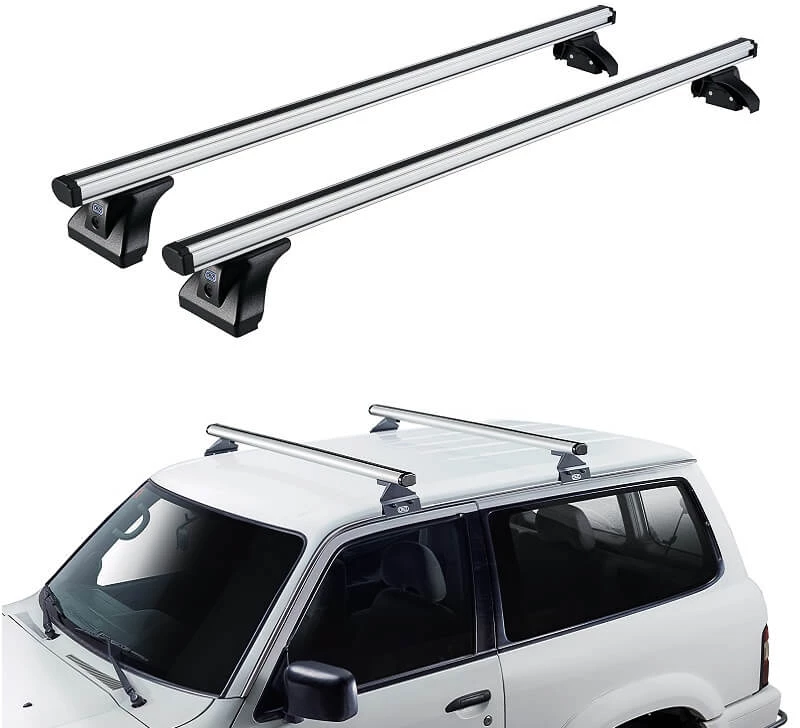 Μπάρες Οροφής Αλουμινίου CRUZ 924-093 Alu Cargo AF-158cm Ασημί 2 Τεμάχια