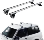 Μπάρες Οροφής Αλουμινίου CRUZ 924-093 Alu Cargo AF-158cm Ασημί 2 Τεμάχια