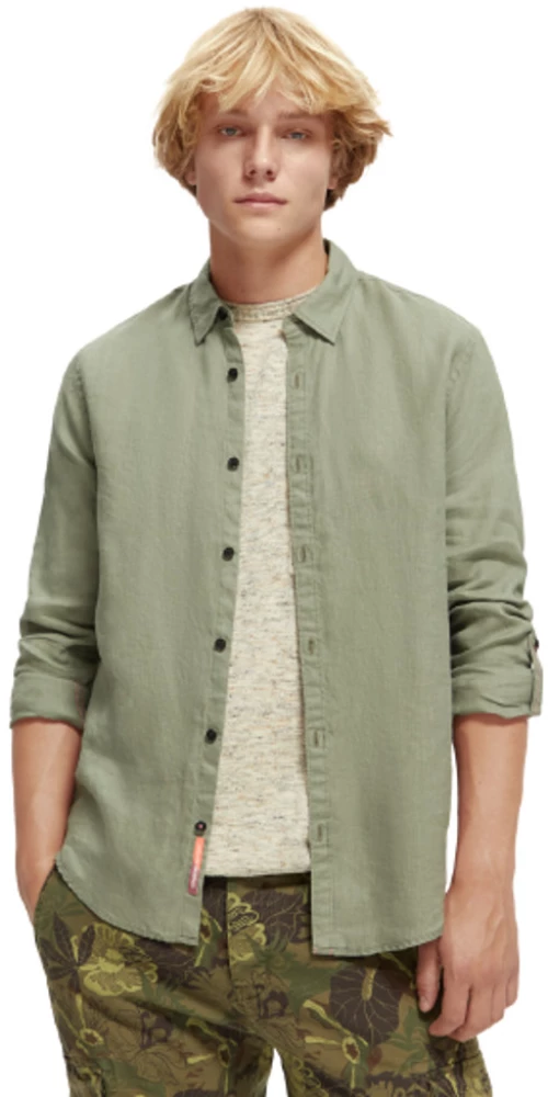 Scotch & Soda Men's Linen Shirt